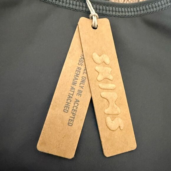 Skims Utility Sport Scoop Neck Bodysuit in Gunmetal nwt size 4X - Picture 6 of 11